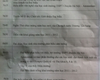 Chương trình Lễ khai giảng năm học 2011-2012